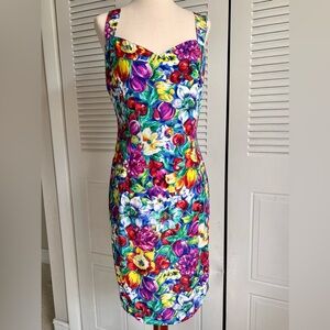 90s Paris Blues Summer Dress